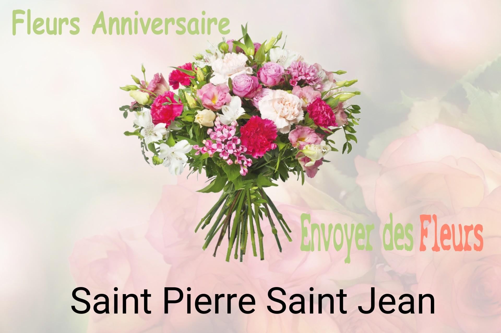 Bouquet de fleurs d’anniversaire livré à Saint-Pierre-Saint-Jean