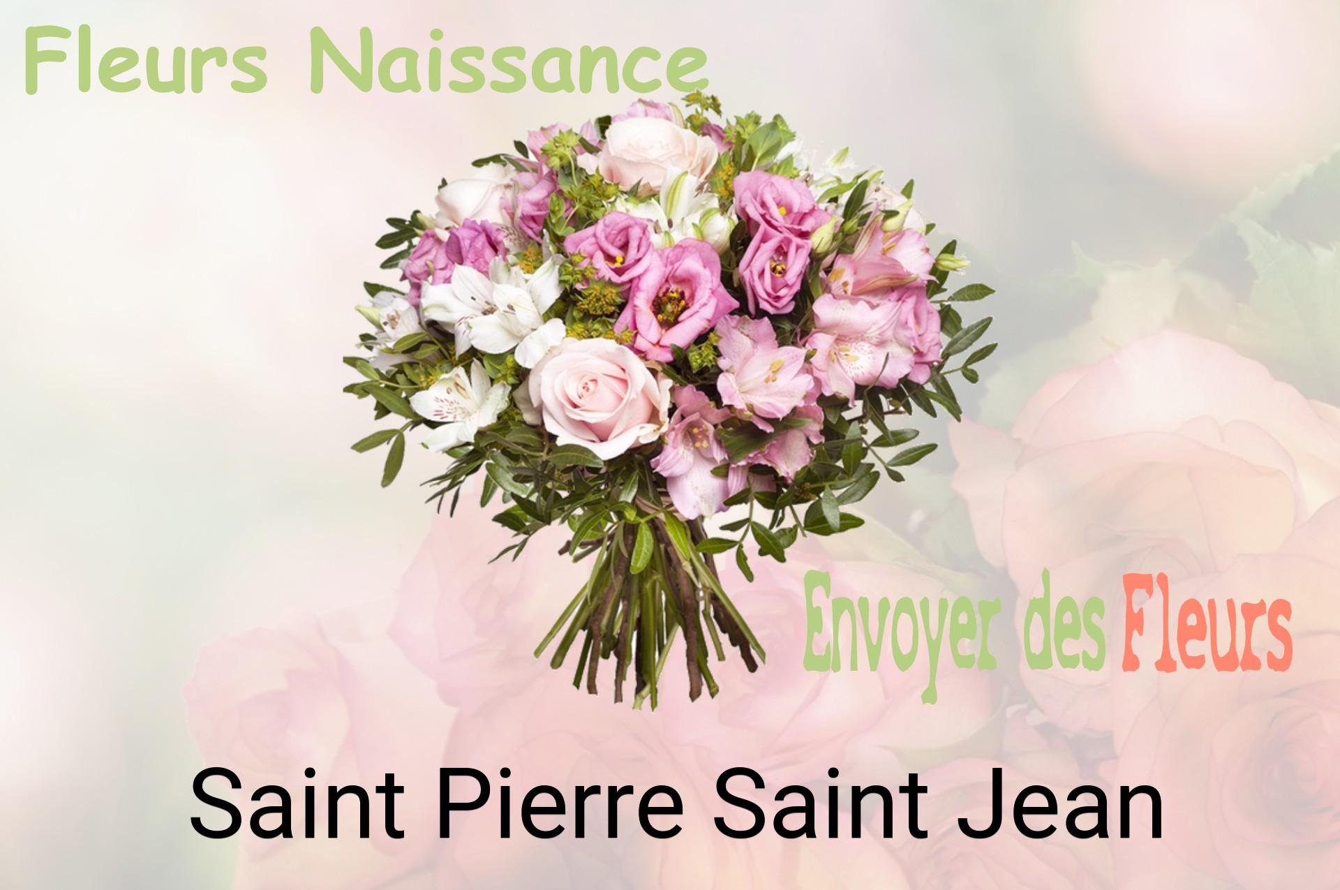 Bouquet de fleurs de naissance livré à Saint-Pierre-Saint-Jean